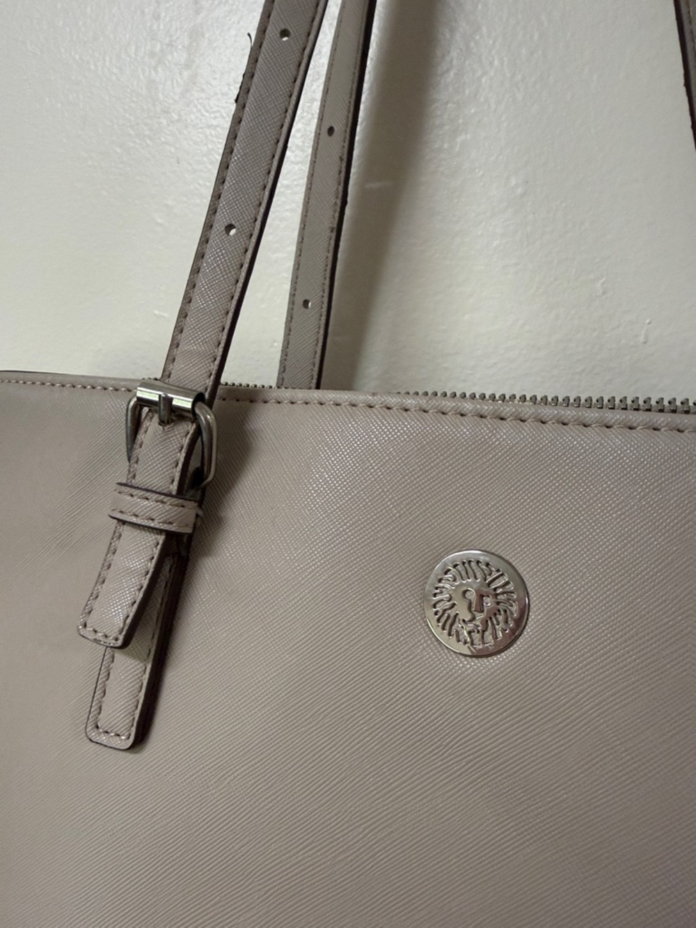 Anne Klein Classic Gray Women’s Tote Bag - Structured Everyday Handbag - Picture 2 of 13